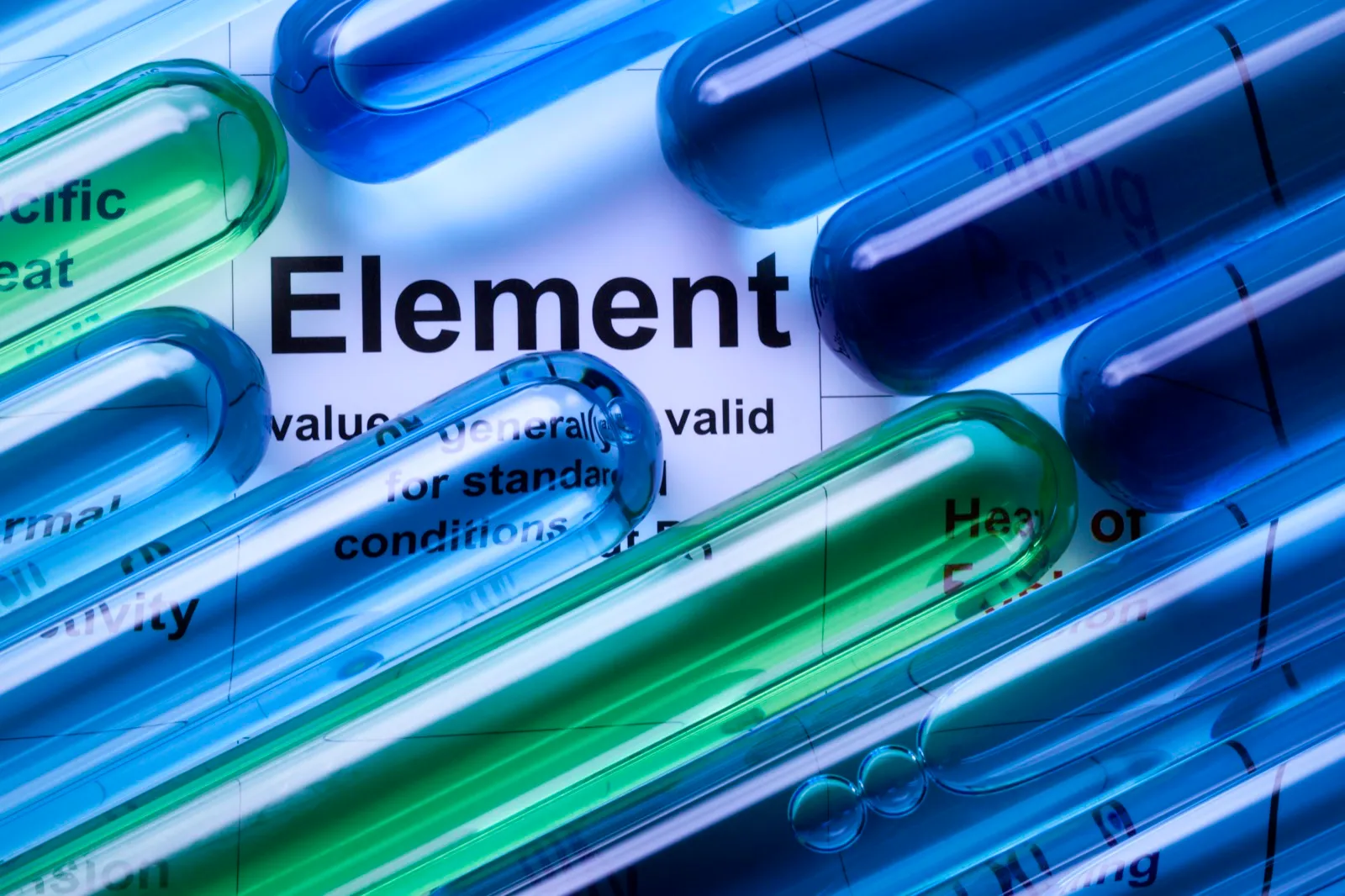 Laboratory test tubes