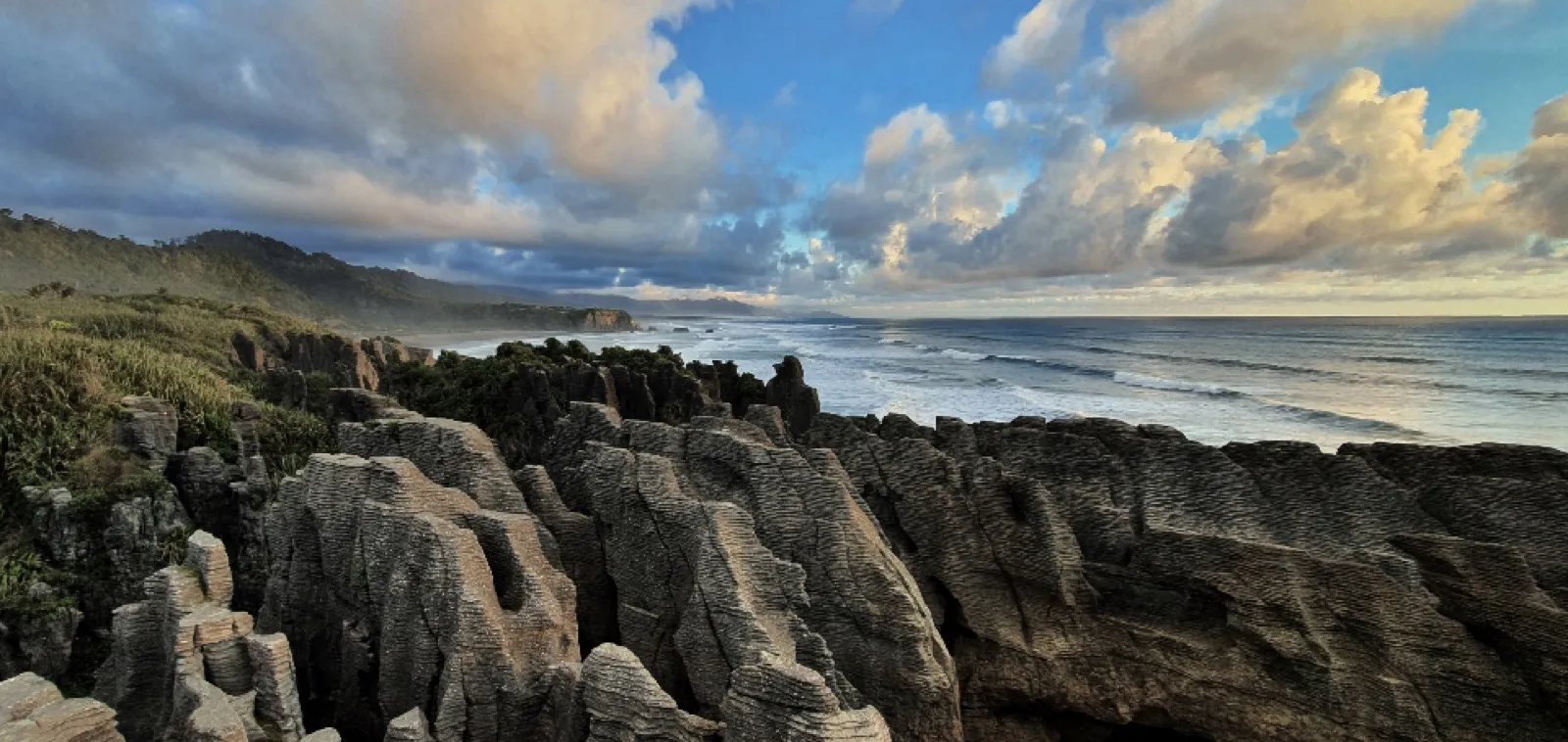 A volcanic coastline