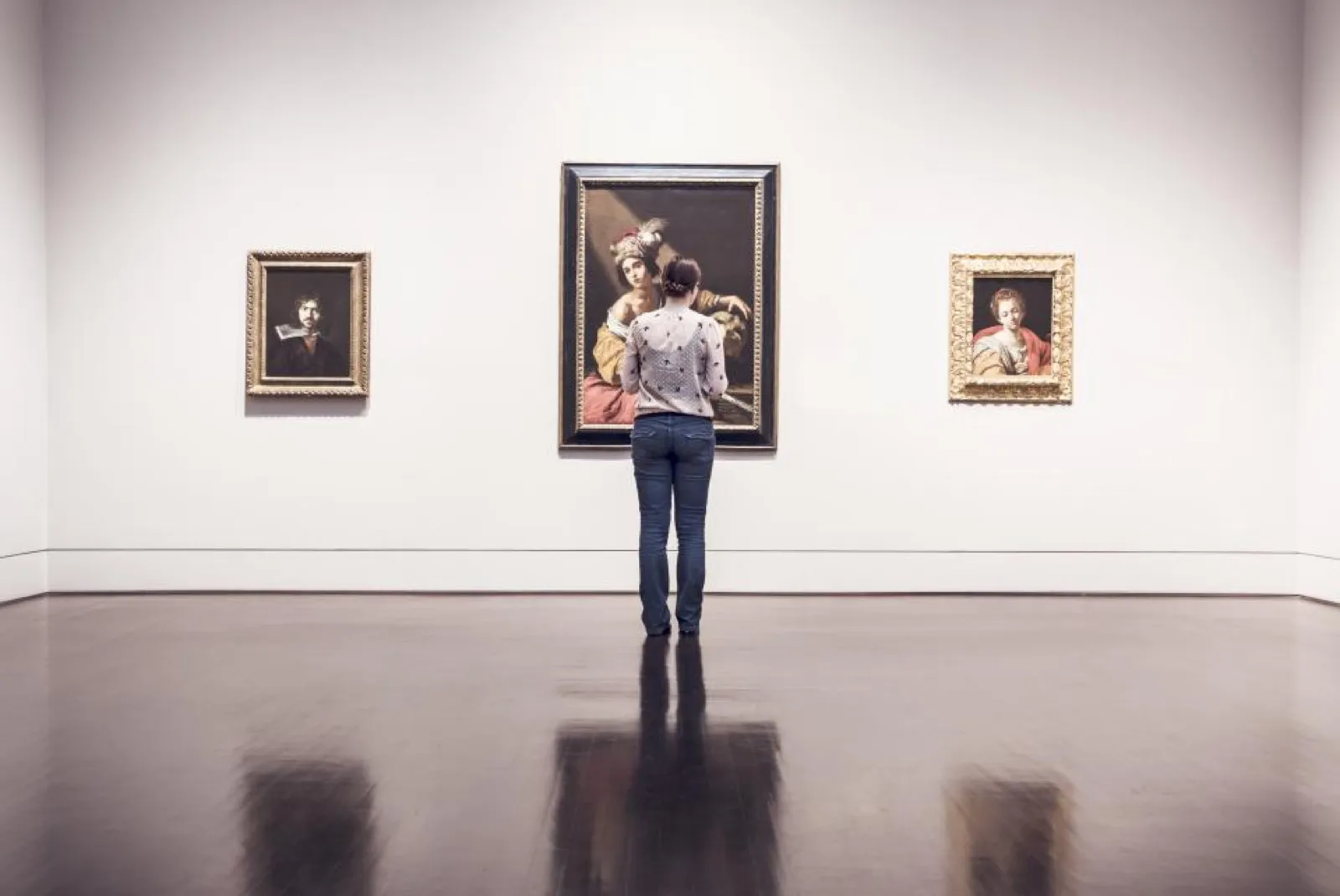 An exhibition hall